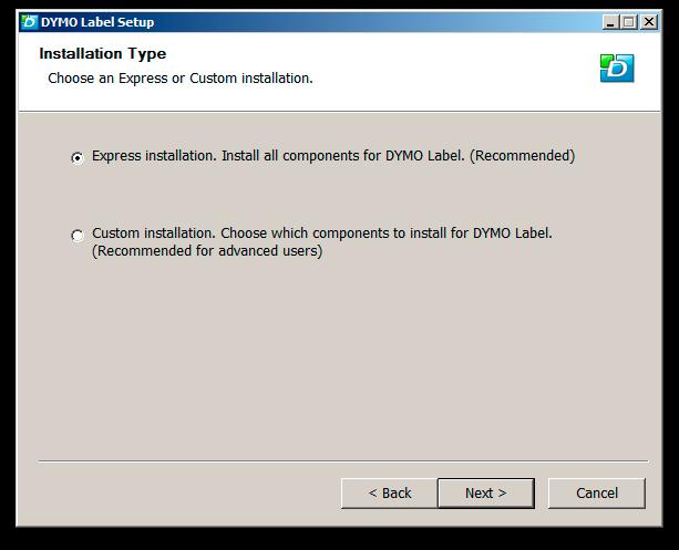 Select to perform an Express Installation and click Next (Image 3).