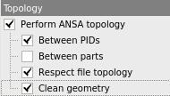These SETs could then be translated in PIDs (see section 15) - How topology and cleanup is performed If when opening a CAD file you do not see the information of PID or Part that you would expect,