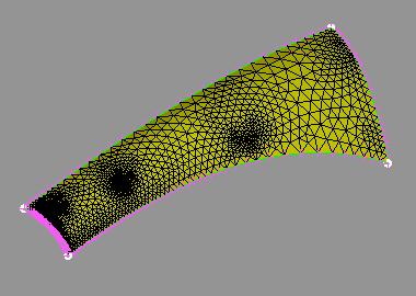 Note that because the CFD algorithm meshes according to the local CAD curvature, if some surfaces are problematic