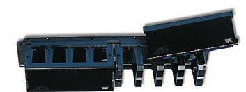 RWM-1.................... Single-sided horizontal cable manager with cover, 1U, black RWM-1DS.