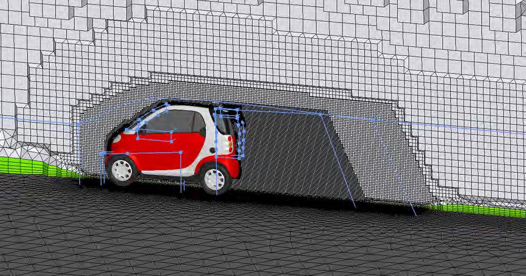 Flexible size boxes for local mesh