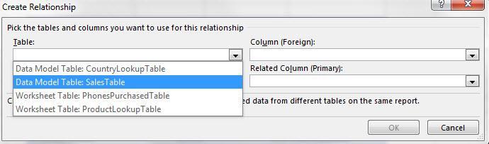12) After creating the Relationship, the Manage Relationships dialog Box lists our first Relationship.