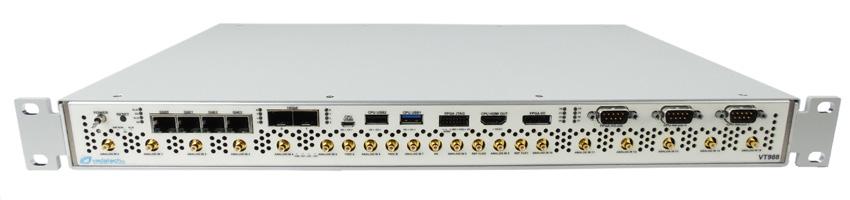 VT988 The VT988 is a 16-channel data acquisition platform capable of synchronous sampling 8-bit ADCs at up to 3 GSPS with typical ENOB of 7.1 bits at 748 MHz.
