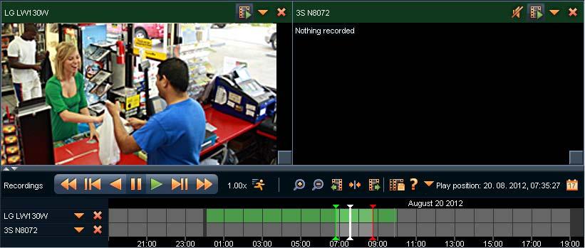 Export video icon The Admin and User options have pre-set User