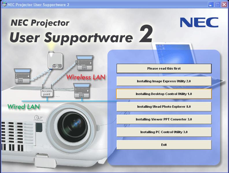 3. Installing User Supportware 2 3. Installing User Supportware 2 The following description applies to Windows XP.