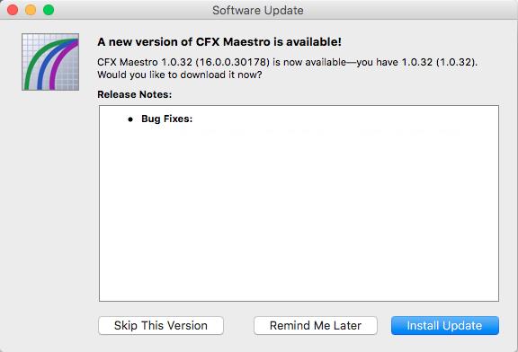 Chapter 4 The Home Window Before You Begin Tip: It is not required to perform these tasks in order to use CFX Maestro software. You can safely skip this section or perform these tasks at any time.