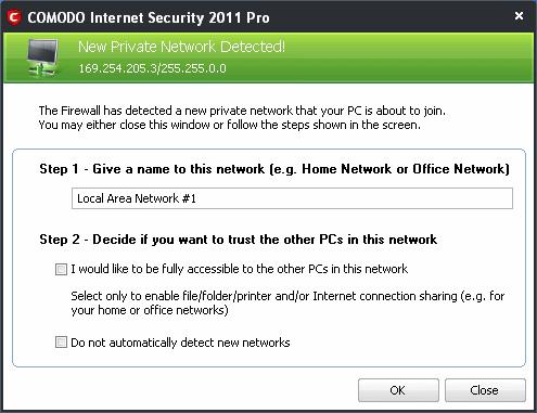 Step 1: Even home users with a single computer have to configure a home network in order to connect to Internet. (this is usually displayed in the Step 1 text field as you network card).