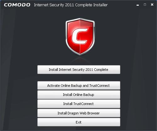 Select the language in which you want Comodo Internet Security to be installed from the dropdown menu and click 'OK'. The following window is displayed.