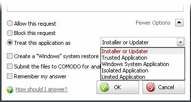 In all cases, clicking on the name of the application opens a properties window that can help you determine whether or not to proceed: 2.