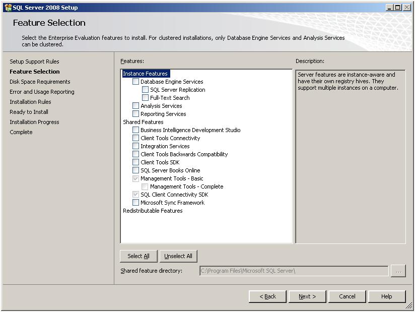 4 Installing the SQL Server client Installation procedure If you install IMC and the SQL server on different hosts, install the SQL Server client on the host where IMC is located, and make sure the