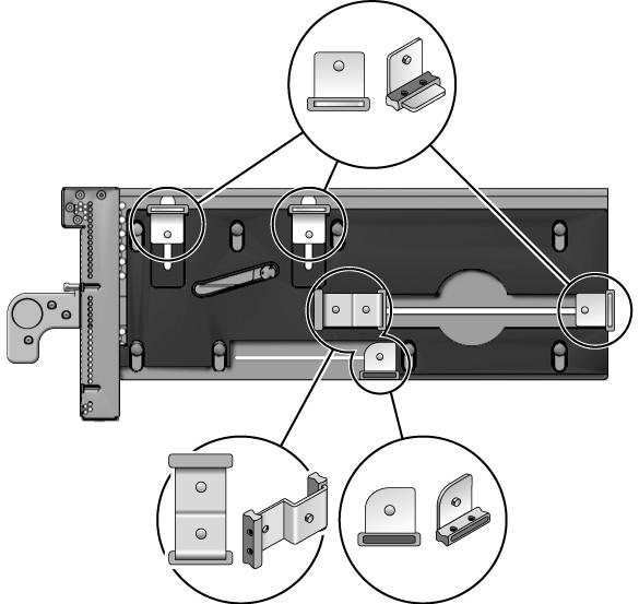 1.3.2 Card Locks A PCI card is attached to the carrier with screw-mounted locks or retainers (FIGURE 1-15). Card locks hold a PCI card to its carrier and prevent the PCI card from shifting or tilting.
