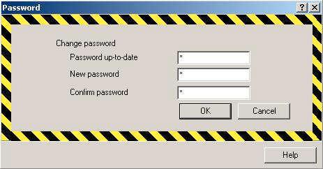Assign new password. The example uses the value 1. Activate settings.