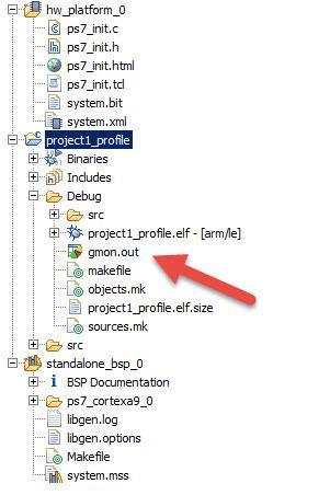 out file at the tutorial-profile\debug directory. 3-1-10. Click OK. 3-2. Invoke gprof and analyze the results. 3-2-1.