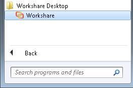 In addition, when local sync is included in your install, you can synchronize Workshare content to your local Workshare folder.