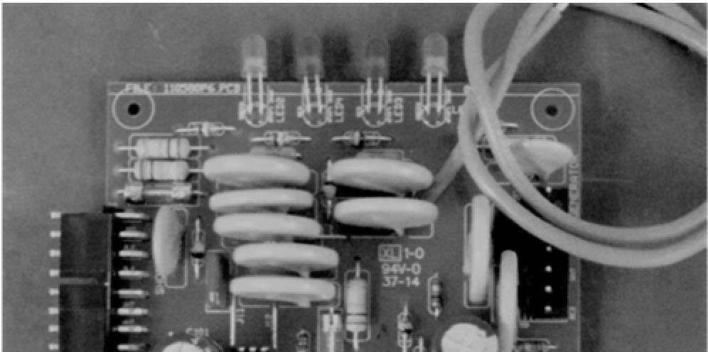function of the control board REMOVE the shorting jumper over