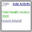 3 Working with the CPD Diary 3.1 Viewing the Diary Page To access the Diary page click on the tab.