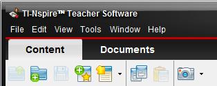 Transferring Documents Using the TI-Nspire Teacher Software TI PROFESSIONAL DEVELOPMENT 30 Activity Overview: In this activity, you will use the Content and Documents Workspaces of the TI-Nspire