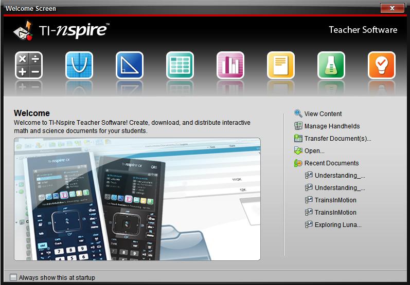 Getting Started with TI-Nspire TM Teacher Software 34 TI PROFESSIONAL DEVELOPMENT Activity Overview: In this activity, you will explore basic features of the TI-Nspire Teacher Software.