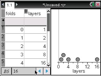 Graphing a Scatter Plot TI PROFESSIONAL DEVELOPMENT 70 Step 7: To create a graph, press Menu > Data > Quick Graph.