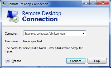 Establishing a Remote Desktop Connection The Remote