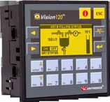 0 Full-function PLC with built-in, monochrome graphic LCD display, keypad & onboard I/O configuration, expand up to 56 I/Os Unistream Series Vision Series Samba Series Jazz & M9 Series HMI Up to 55