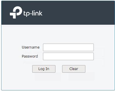 3 Use the username and password set above to log in to the webpage.