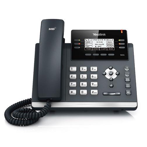 Yealink SIP-T42G Feature-rich SIP phone for business These affordable feature rich SIP phones designed for ease of use deliver superb sound quality as well as a rich visual experience.