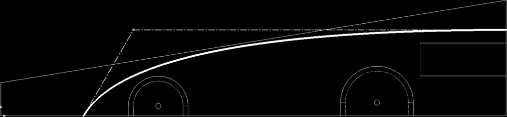 Sketch a 3 control vertex point Style Spline between bottom edge of Body and back edge of Body, Fig. 22.
