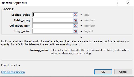 By default, the table must be sorted in ascending order. HLOOKUP looks for a value in the topmost row of a table, and then returns a value in the same column from a row you specify.