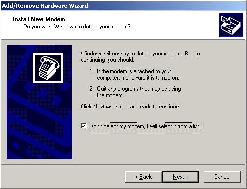 Windows 2000 Setup Running the Setup Program 59 An Add/Remove Hardware Wizard appears.