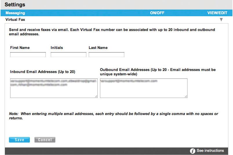 VIRTUAL FAX Send and receive faxes on any Internet-enabled desktop, laptop, tablet or smartphone. INTERNET INSTRUCTIONS 1 Login to your online account.