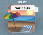 View Calendar: Click on this icon to view your scheduled time off, or the time off requests of other employees in your