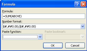95 Perform calculations just got easier in Word Once the Table is insert,