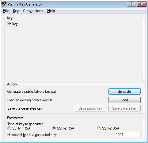 Setting up a Windows-to-Linux Compute Resource Create Private and Public Keys on Local Machine A Local Machine A 1. On local Machine A, go to Start->All Programs->PuTTY->PuTTYgen. 2.