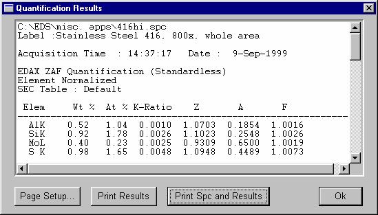 Chapter 7 Quantification Once the background has been adjusted it can be saved using the.spc file format. In the File pull down menu, select Save bkgd as.spc. Select a file name and then click save.