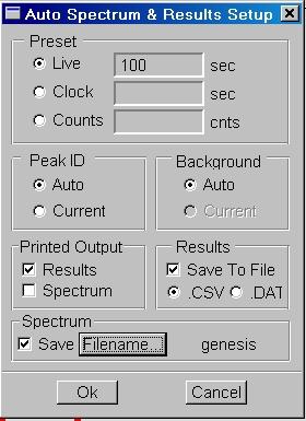Chapter 8 Auto Spectrum Processing 8 AUTO SPECTRUM PROCESSING Th e auto spectrum processing mode allows for the automatic collection or processing of spectra.