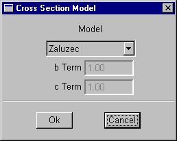To use the theoretical K factors with user-defined b and c coefficients, click on the Theoretical button in the KAB portion of the panel.