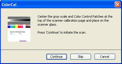 CALIBRATION 40 8 Click Print. A message appears stating the status of your print job. 9 Click OK to continue.