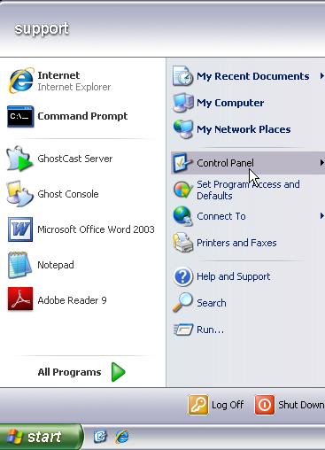 Double-click the "Network Connections" icon 9.