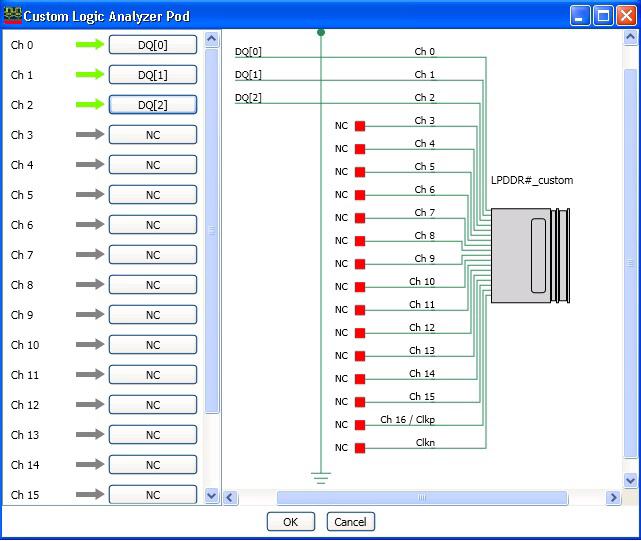 3 Setting up Logic Analyzer for Custom Probing 9 Once the footprint layout is complete, click OK.