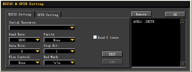 Chapter 3 Remote Control Sigma software match those of the RS232 interface of the instrument. In the dialog box shown in Figure (b), click OK.