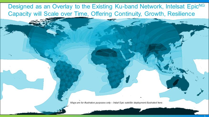 Intelsat 29 e and Intelsat 33 e satellites Our view Intelsat open architecture allows service providers to design/ tailor services to specific customer requirements Customers can use existing Ku-band