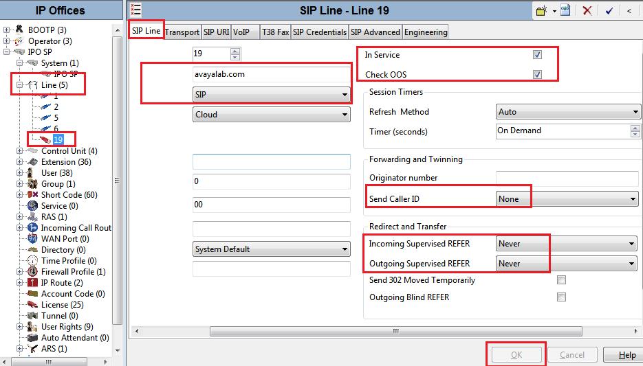 5.4.2. Create SIP Line Manually To create a SIP line, begin by navigating to Line in the left Navigation Pane, then right-click in the Group Pane and select New SIP Line.