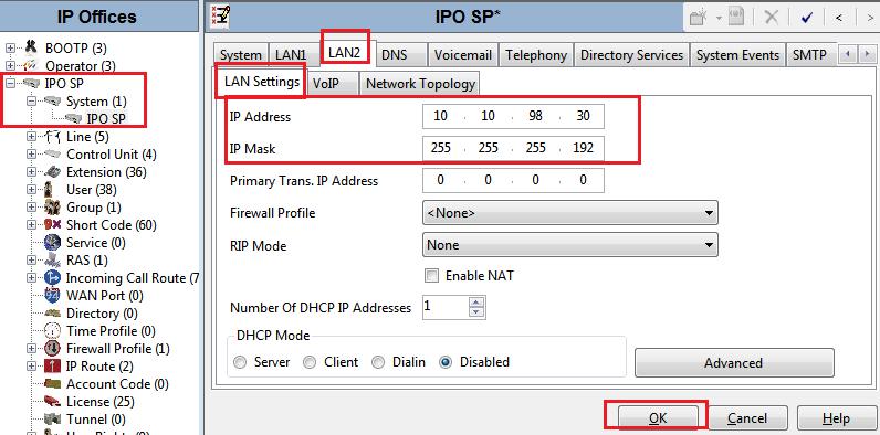 5. Configure IP Office This section describes the Avaya IP Office configuration to support connectivity to Intermedia SIP Trunking service through Avaya SBCE.