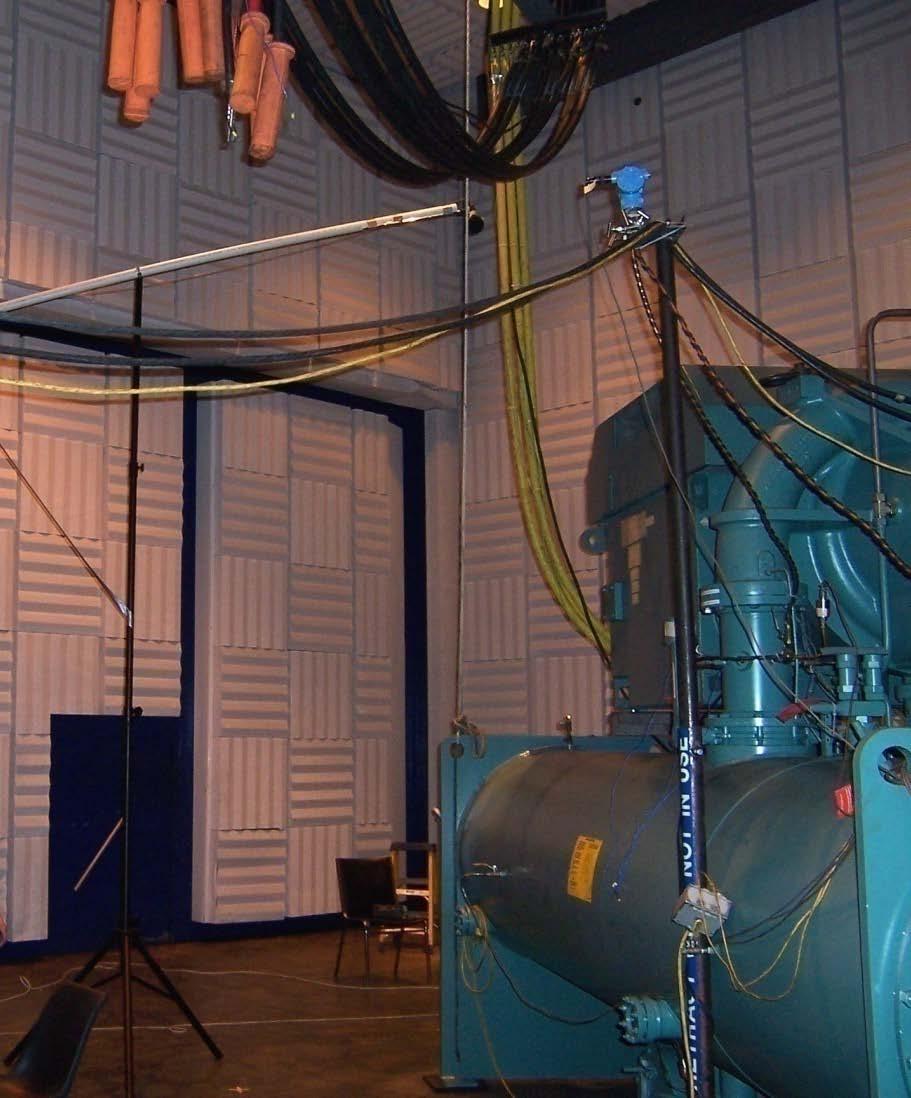 At our current York facility we have a variety of test facilities for acoustic