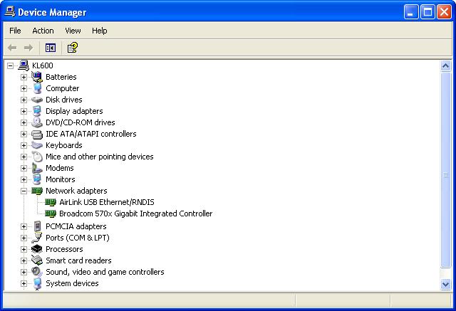 ALEOS 4.4.0 Software Configuration User Guide You can also verify the installation by looking in the Device Manager. 1. Click Start > Control Panel. 2. Double-click the System icon. 3.