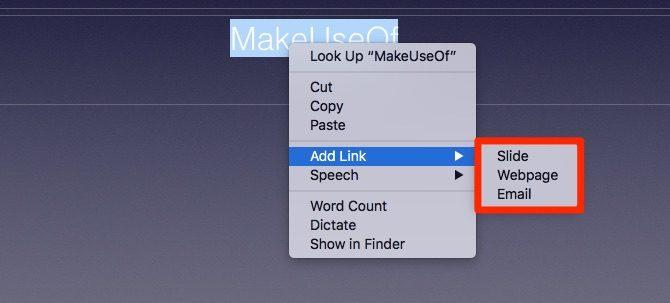 In Keynote, you ll also be able to link to specific slides.
