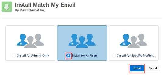 2. Install MatchMyEmail Application Package in Salesforce.com 2.1. Click the following link or paste it into browser window: https://login.salesforce.com/packaging/installpackage.apexp?