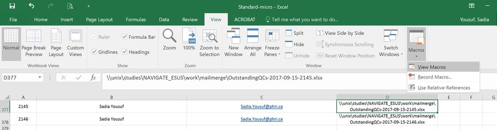 Email Merge with QC2Excel 3.
