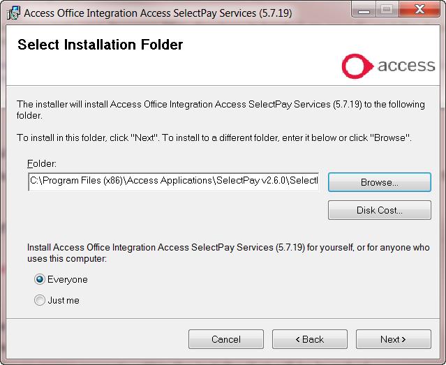 Installatin f the AOI Services fr SelectPay If yu already have a previus versin f SelectPay integrated with AOI, yu will need t install the AOI services int the new SelectPay installatin files.